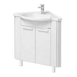 Cabinet under sink Aquaton Altair 62 corner white 1A042601AR0101.A042.6.01A.R01.0