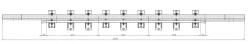 Cross rail with counter rail of type P65 grade 1/11 project 53103.24.000/-01/-02/-03)