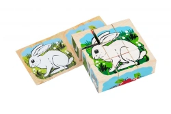 Cubes "Forest Animals" (9 pieces) Article 4444-4
