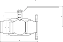 ALSO stainless steel ball valve ALSO COMBINED FULL BODY with all-welded body KSH.K.P.P.010.40-03