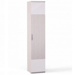 Rimini Ice F9A-01.CG/CM, Wardrobe 1 div. panel, shelves panel. (from the set of modular furniture Rimini Ice )