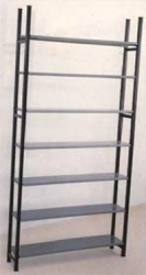 Library shelving unit