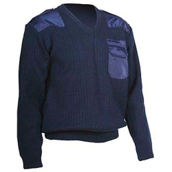 Semifinished product (cut, coupon) of men's half-woolen jumper (jumper) for employees of penal institutions and bodies, TU 14.39