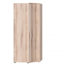 Marta LD.636060.000 Corner cupboard with bent door (White/Desira Ash M )