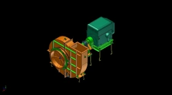 Fan for gas cleaning units VVR-K