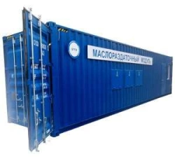 Oil-dispensing complex TANKER for pumping, metering, filtration of oil