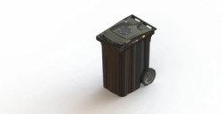Mobile bin 360l Art.28.C82.V/1 (20.806.98.PE; 21.055.98.PE.V/1)