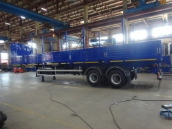 Semitrailer 98131D (loading space design - load-bearing frame, platform, cones, front shield, sides)