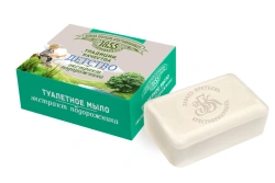 Solid toilet soap "Krestovnikov Brothers' Plant. Traditions of quality. Childhood. Plantain extract"