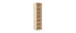 Alexandria LD 625040.000 M single leaf wardrobe (Lento/Rustica leather)