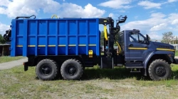 Scrap truck with GM 6378A7 on chassis Ural 73945-01