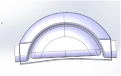Rear right arch trim 5299-403P-5102044