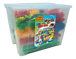 Constructor Bauer "Railway" (in container 70 l, 8 instructions, thematic stickers)
