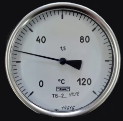 Bimetallic indicating thermometer TB - 2