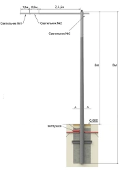 Contrast lighting system for overground pedestrian crossings SCOPP, model SCOPP - 6 AL/ST SL30_LPAS20_PXline 52