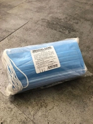 Medical disposable masks, blue, 100pcs.