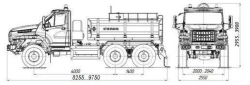 Oilfield tank truck ??? 4680M2 on chassis URAL 5557-6151-70, 5557-6151-72, 5557-6151-74