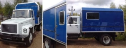 Trucks with diesel engine type 47121, modification 47121E based on GAZ chassis, type 3309, modification 33098