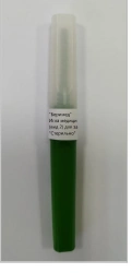 Medical double-sided needle (type 2) for venous blood sampling according to TU 32.50.13-002-34102723-2019, standard size in mm: