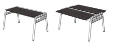Straight table. Furniture set "Air Zone"