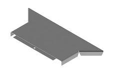 Tapping tray cover KL 000 O, with overall dimensions from 50 mm to 600 mm, metal thickness from 1.0 mm to 1.5 mm, steel