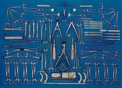 Set of surgical instruments "MT" according to TU 9437-031-40686779-2008 in the version: dressing large NIPb-"MT".