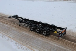 Semi-trailer of modification CY-453GN (without hydraulic equipment), pneumatic tyres 385/65 R22.5x11.75; 385/55 R22.