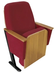Metal-framed auditorium armchair "Leonard M" model