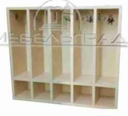 Hinged towel rack