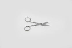 VZ-N-3-2 Scissors with two sharp ends, curved, 140 mm.