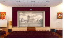 Set of poplin curtains "London 1" model