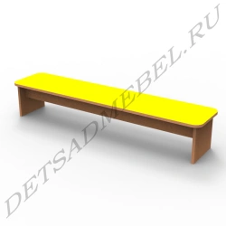 Children's changing room bench