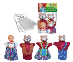Puppet theatre "Three Bears" (4 characters), (polyethylene package)