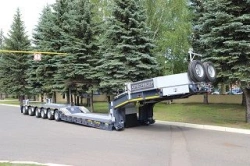Semitrailers low-bed six-axle, commercial designation 9942D6 (modification 994294-00 to 994294-06) on axle units. 9942D6 (modifi