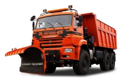 Combined sweeping machine R-45.22 (type 503222 on the basis of KAMAZ 6522-53, 6522-54, 6522-RT vehicles)
