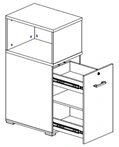 Medium cabinet Org Tower AT with superstructure(Aikon)