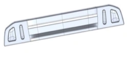 Roof panel inner rear A9606576709