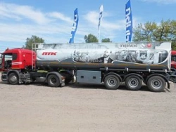 Tank semi-trailer for transport of oil products model 9639K on BPW axle units