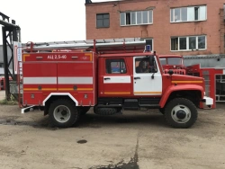 Fire tanker AC 2,5-40 (33086), type 4344E6, on GAZ 33086 chassis