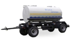 Tank trailer for technical water and food liquids PC NEFAZ-8602-04 with axle units manufactured by PJSC NEFAZ (axles: 86