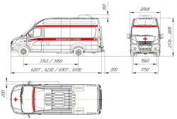 Medical complexes on chassis of vehicles type 47192 modification 27194Z on the basis of GAZ vehicle modification