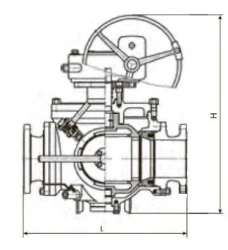 Flanged ball valve ??? DN 50-800 PN 1,6-16 MPa