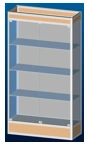 Display case 1000 x 400 x h 1800