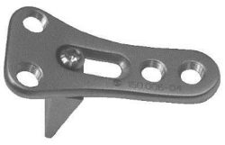Medial plate for osteotomy with u/s ( 4 holes, in sq. 6...10 mm )
