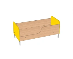 Children's bed on metal frame 1232*644*602 mm KB-1M