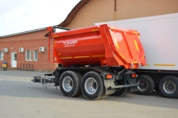 TONAR tipper trailer model 85799 with axles manufactured by TONAR of models: 90422, 90424, 90431