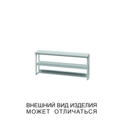 Wall-mounted superstructure on metal frame