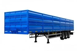Semitrailer flatbed trailer with sides FOX TANK PPc 877714 configuration 02 for various cargoes.