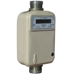 Utility ultrasonic gas meters with automatic temperature correction and electronic indication UBSG 001M