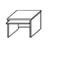 Computer desk 700 SK2-90